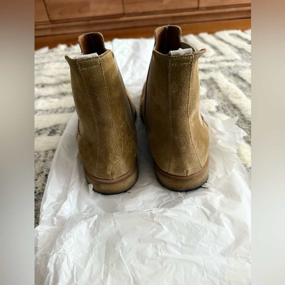 Common Projects Tan Suede Chelsea Bootss - Picture 3 of 7